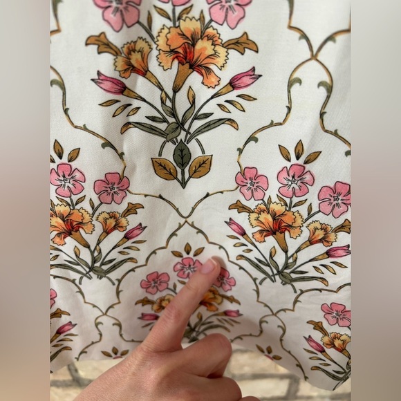 Favorite Daughter willow mini dress in floral mosaic print - Picture 6 of 9